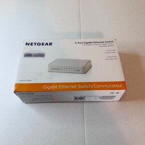 Netgear 5-Port Gigabit Ethernet Switch Plug & Play Home & Office Networking